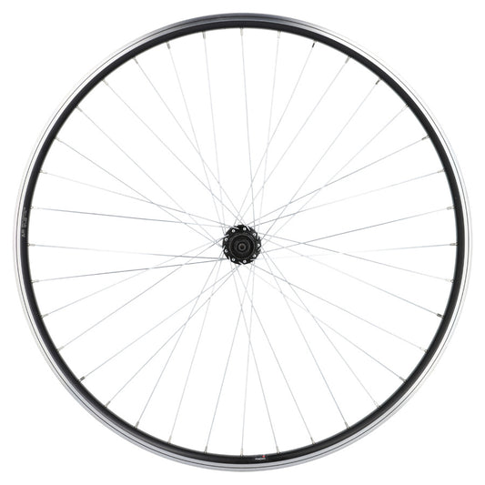 ROUE VTC 28" AR BLOCAGE K7 JANTE NOIR MACH1 ER10. MOYEU SHIMANO QC300 V-BRAKE 8/9/10V 36T