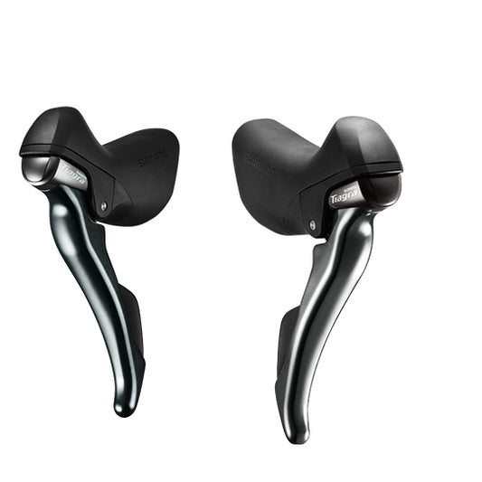 LEVIER/MANETTE ROUTE 10V. SHIMANO TIAGRA 4700 DOUBLE GRIS FONCE (PR)