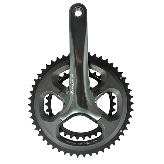 PEDALIER ROUTE COMPACT 50-34D L172.5 SHIMANO TIAGRA 4700 GRIS FONCE 10V.