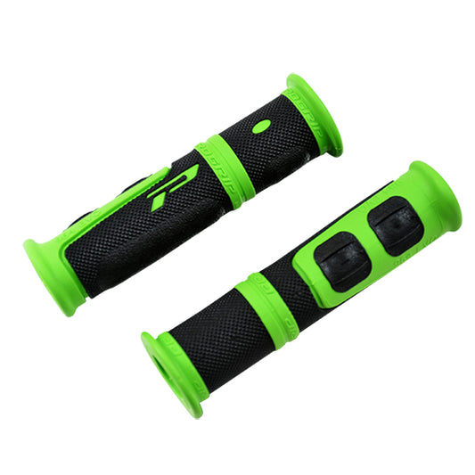 POIGNEE VELO PROGRIP 964 EVO 120MM NOIR/VERT (PR)