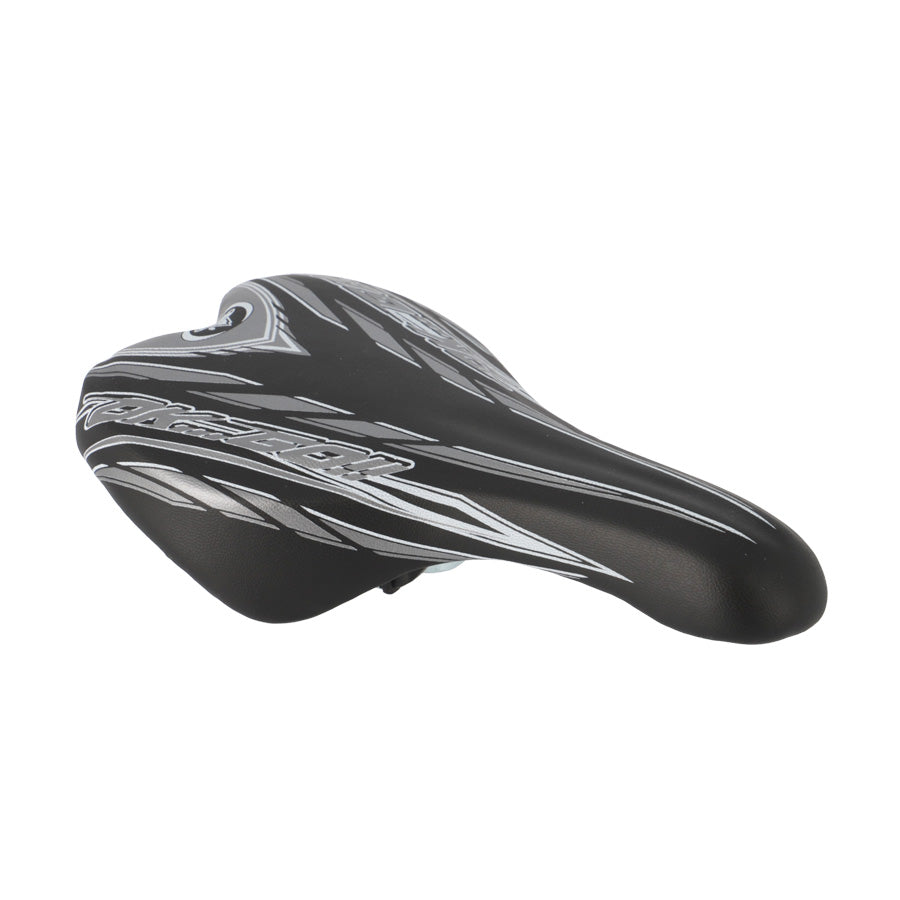 SELLE ENFANT JUNIOR 20/24 POUCES MONTE GRAPPA 998 OK GO NOIR/GRIS AVEC CHARIOT DE SELLE