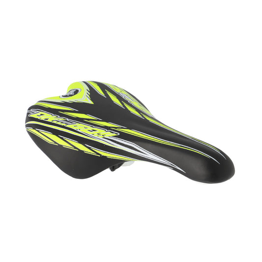SELLE ENFANT JUNIOR 20/24 POUCES MONTE GRAPPA 998 OK GO NOIR/JAUNE AVEC CHARIOT DE SELLE