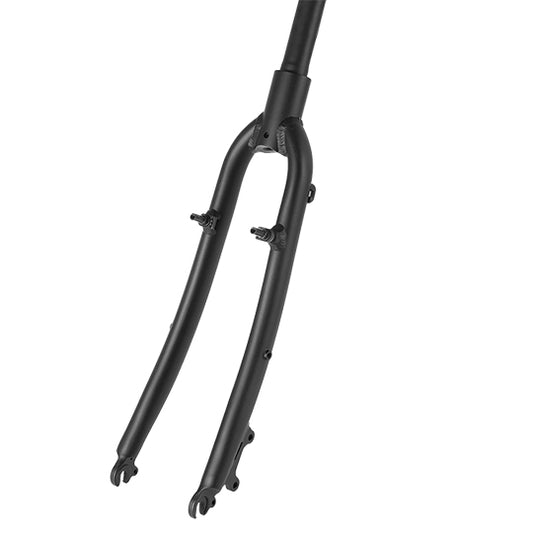 FOURCHE VTC 28" ALU AHEAD-SET 1" 1/8 NOIR  V-BRAKE A TASSEAUX+DISQUE IS