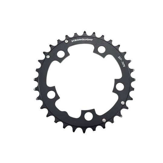 PLATEAU VTT TRIPLE DIAM  94 INTERM 32 DTS NOIR 5 BRANCHES ALU 7075 STRONG 9V