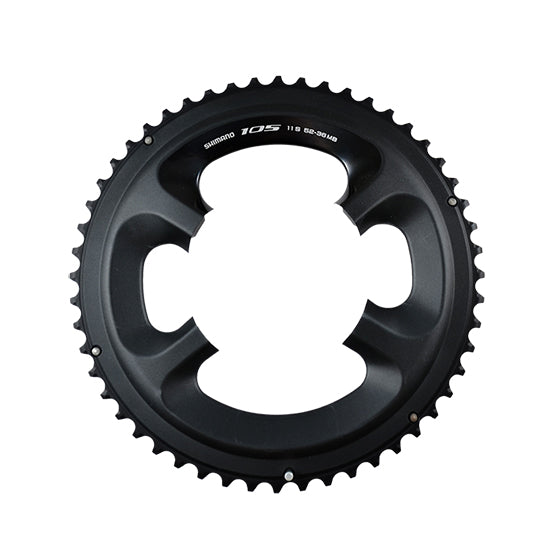 PLATEAU ROUTE DIAM 110 EXTER 53DTS NOIR SHIMANO ORIGINE 105 5800 11V. (4 BRANCHES)