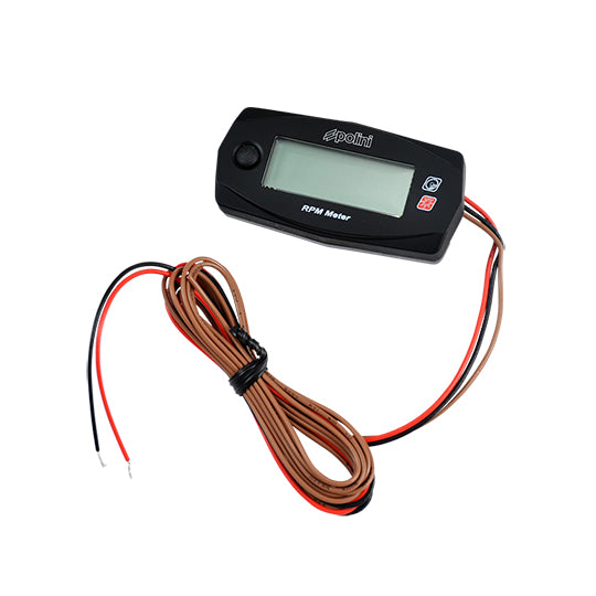 COMPTE TOURS POLINI ELECTRONIQUE DIGITAL LCD (15000TRS/MIN) - SANS SONDE LAMBDA -