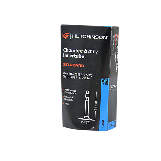 CHAMBRE A AIR VELO 700C (20/25-622/630) VP 80 MM HUTCHINSON STANDARD