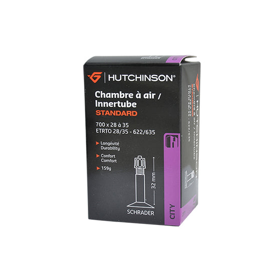 CHAMBRE A AIR VELO 700C (28/35-622/635) VS HUTCHINSON STANDARD