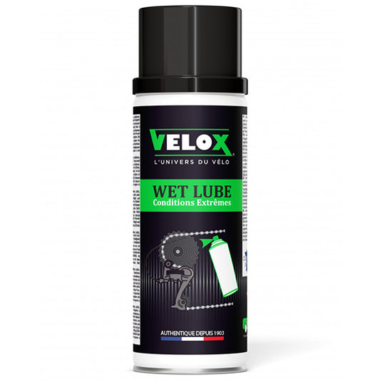 HUILE/LUBRIFIANT CHAINE VELOX WET LUBE CONDITION EXTREME (AEROSOL 200 ML)