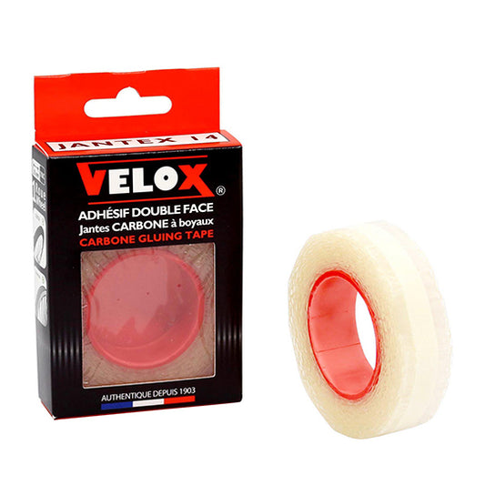 BANDE ADHESIVE/FOND DE JANTE/COLLE BOYAU VELOX 18MM JANTEX 14 JANTE CARBONE (POUR 1 ROUE)
