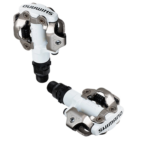 PEDALE VTT AUTO SHIMANO SPD XC M520 BLANC (PR)