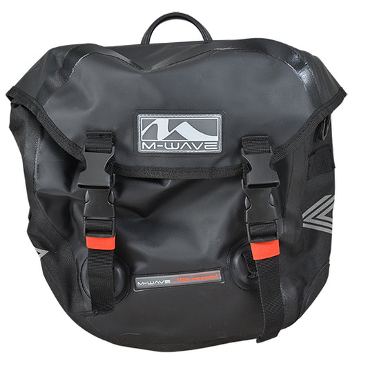 SACOCHE VELO PORTE BAGAGE CANADA NOIR 100% ETANCHE AV OU AR (PR) 2X12.5L