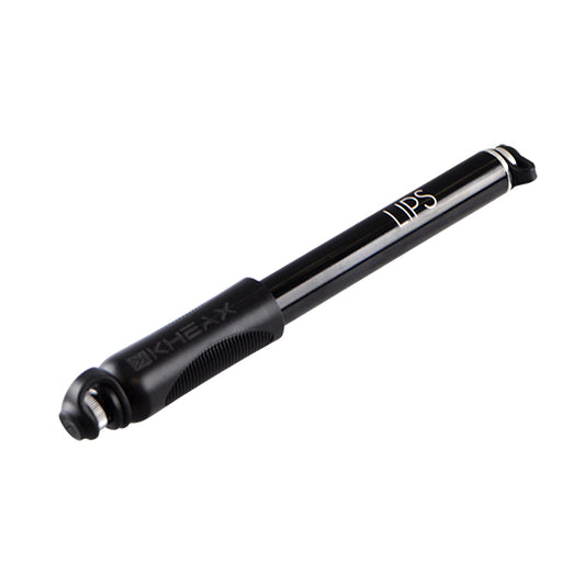 POMPE MINI ROUTE KHEAX LIPS HP S 9.7 BARS POIGNEE COMPOSITE  CORPS ALU NOIR L180MM