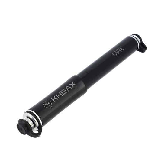 POMPE MINI ROUTE KHEAX LAPIX HP S TOUT ALU NOIR L180MM 140PSI/9.7BAR