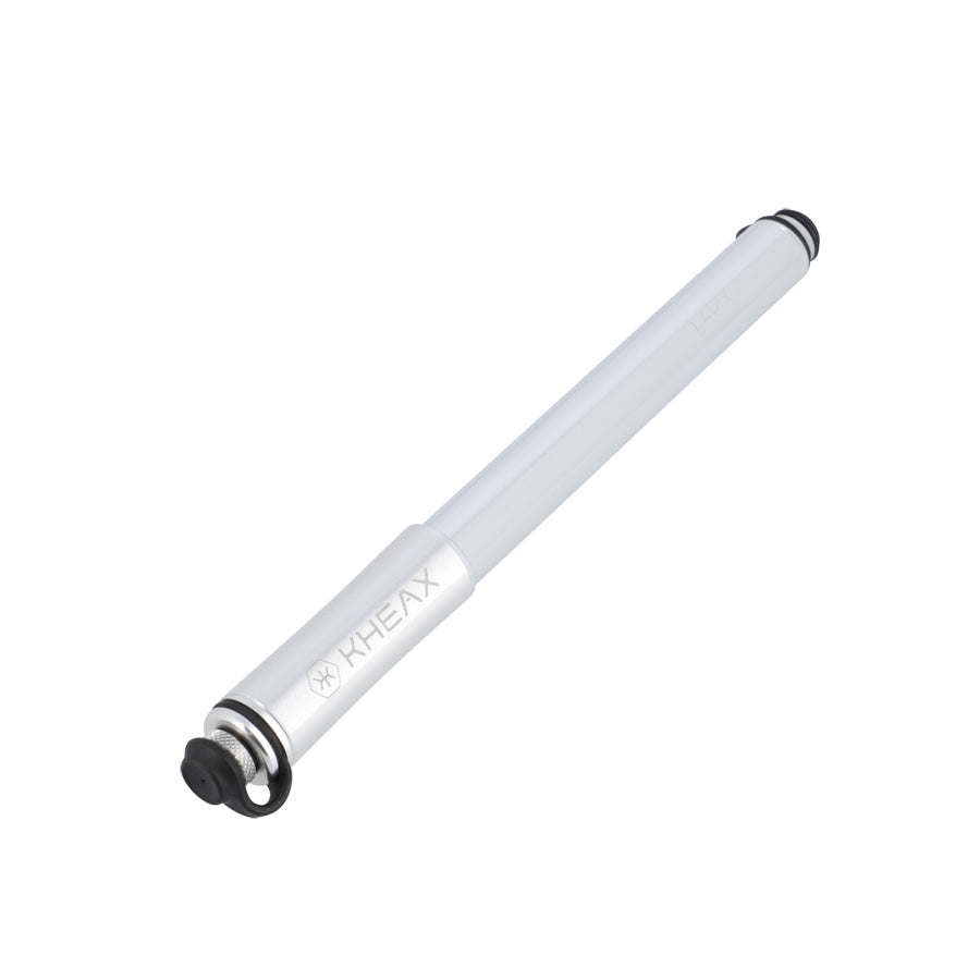 POMPE MINI ROUTE KHEAX LAPIX HP M TOUT ALU ARGENT L230MM 140PSI/9.7BAR