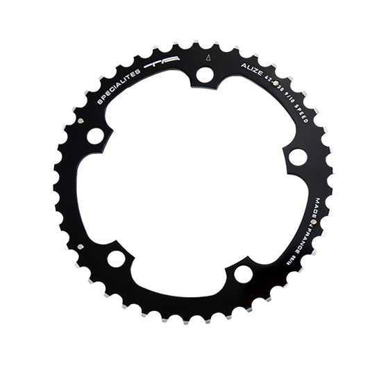 PLATEAU ROUTE DIAM 130 INTERM 42DTS NOIR ALIZE (COMP.SHIMANO) TA 8/9/10V. 5 BRANCHES