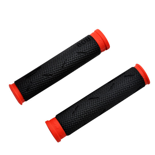 POIGNEE VELO PROGRIP 808 120MM NOIR/ROUGE (PR)