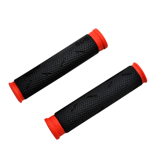 POIGNEE VELO PROGRIP 808 120MM NOIR/ROUGE (PR)