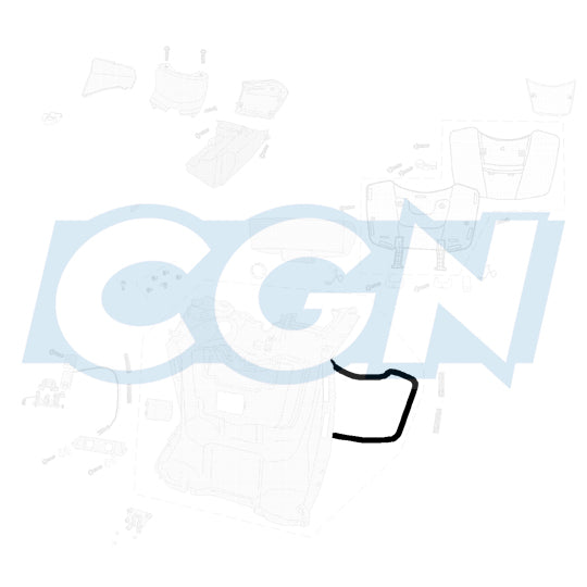 JOINT DE PORTE COFFRE MAXI SCOOTER OEM PEUGEOT 400 METROPOLIS (6X6 MOUSSE)