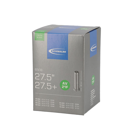 CHAMBRE A AIR VELO 27.5" X 2.10-3.00 (650B - 54/75-584) VS SCHWALBE STANDARD AV21F