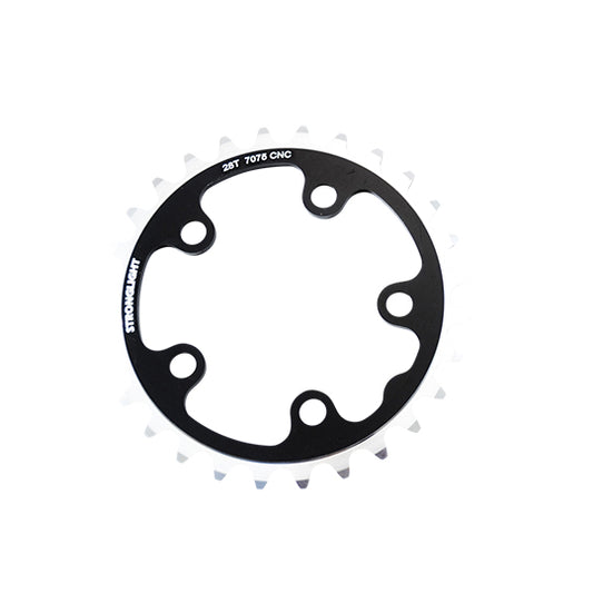 PLATEAU ROUTE DIAM  74 INTER 28DTS NOIR ALU 7075(COMP.SHIMANO/CAMPA)STRONG 8/9/10V.5BRANCH
