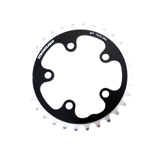 PLATEAU ROUTE DIAM  74 INTER 30DTS NOIR ALU 7075(COMP.SHIMANO/CAMPA)STRONG 8/9/10V.5BRANCH