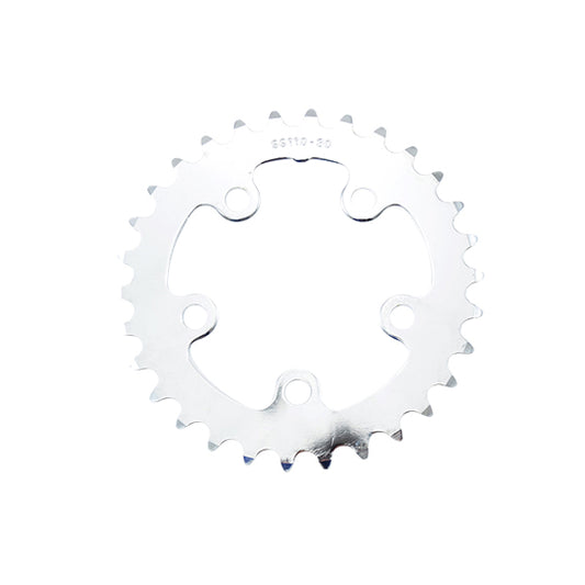 PLATEAU ROUTE DIAM  74 INTER 30DTS ARGENT ACIER STRONG 8/9/10V. 5 BRANCHES