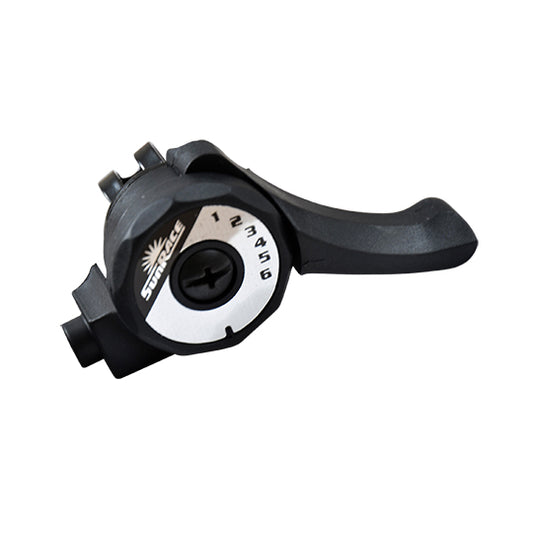 MANETTE VTT TYPE TOURNEY 6V. SUNRACE DROITE INDEXEE SL2T AVEC COLLIER