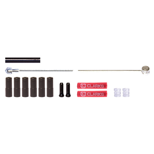 TRANSMISSION FREIN ROUTE/VTT GALVACLARKS D1.5MM NOIR (2 CABLES GALVA/GAINES/BUTEES/EMBOUTS)