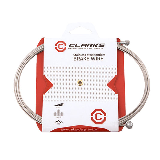 CABLE FREIN VTT/ROUTE INOX CLARKS D1.5MM L3.00M TANDEM (VENDU A L'UNITE)