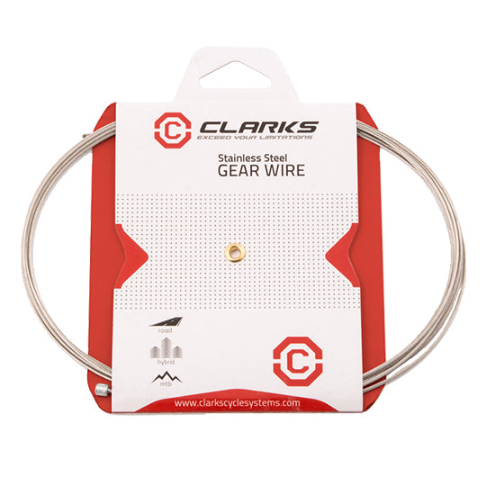 CABLE DERAILLEUR INOX CLARKS D1.10MM L3.00M TANDEM (VENDU A L'UNITE)