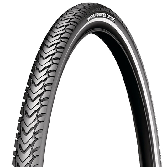 PNEU VTC/URBAIN 700X32C - 28X1.25 TR MICHELIN PROTEK CROSS TT NOIR (32-622) VAE/EBIKE 25 K