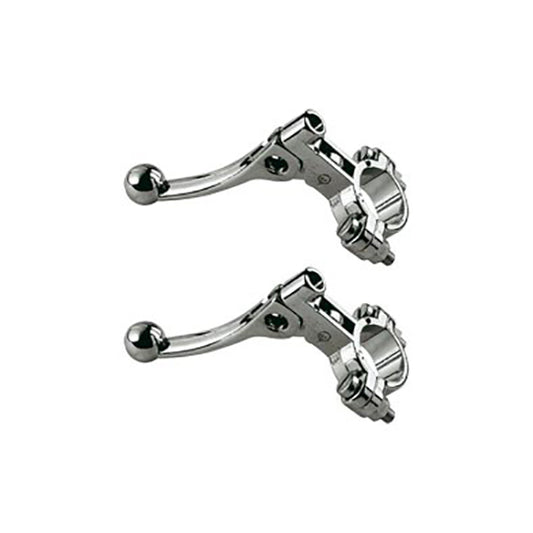LEVIER DECOMPRESSEUR/STARTER CYCLO TUN'R CHROME METAL (X2)