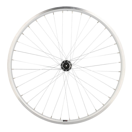 ROUE VTT 26" AV BLOCAGE JANTE ARGENT MACH1 ER10 MOY.SHIMANO QC300 V-BRAKE