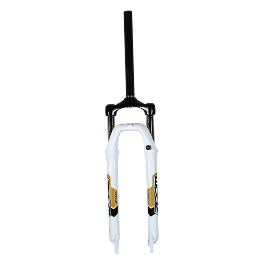 FOURCHE VTT 27.5" ZOOM 565 DMS BLANC 1"1/8  AHEAD SET DEB. 100MM ALU DISQUE PM