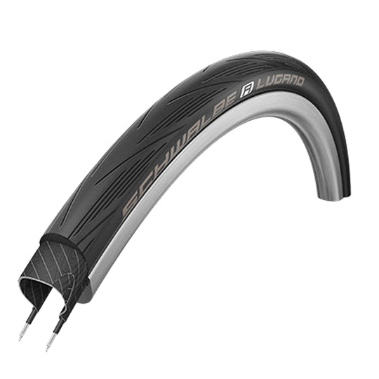PNEU ROUTE 700X25C TR SCHWALBE LUGANO II ENDURANCE TT NOIR (25-622)