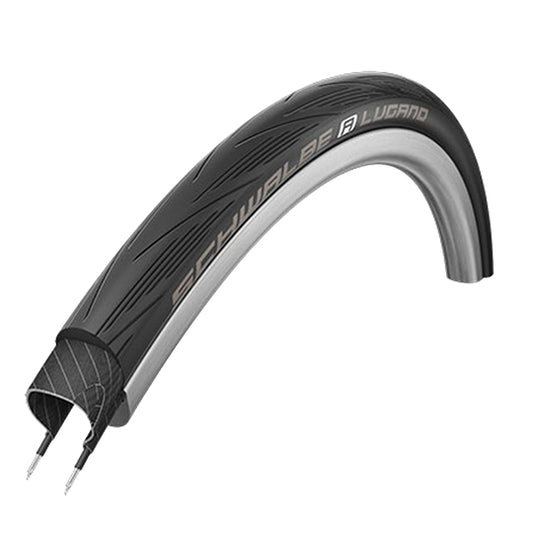 PNEU ROUTE 700X25C TR SCHWALBE LUGANO II ENDURANCE TT NOIR (25-622)