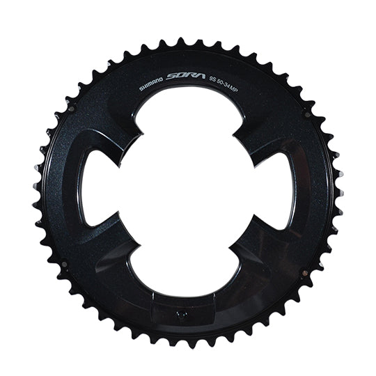 PLATEAU ROUTE DIAM 110 EXTER 50DTS NOIR SHIMANO ORIGINE SORA R3000 9V. (4 BRANCHES)