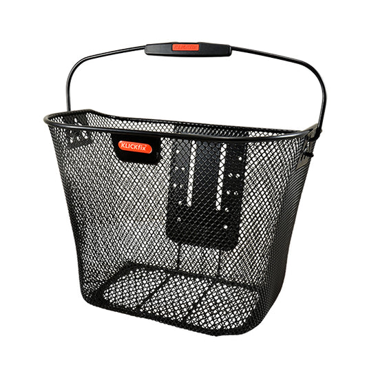 PANIER AV FIXE ACIER KLICKFIX 16L NOIR 35X26X25 CM (AVEC FIXATION VAE/ E BIKE 22-31.8 MM)