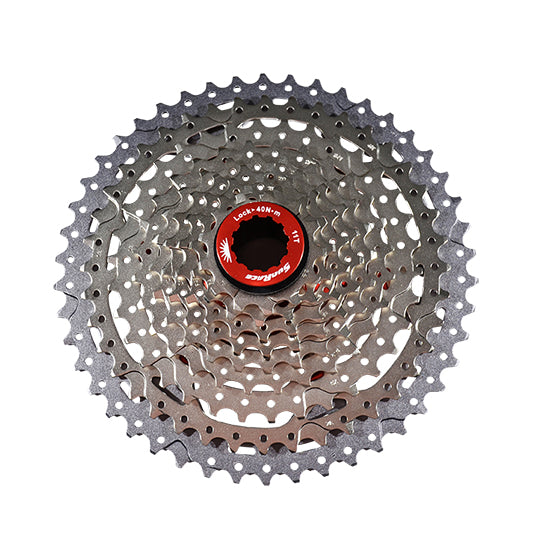 CASSETTE 10V. VTT SUNRACE CSMX3 METALLIC - 11-46DTS (COMPATIBLE SHIMANO)
