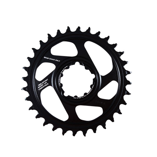 PLATEAU VTT MONO DIRECT MOUNT 3MM 32DTS NOIR EAGLE X SYNC OFFSET BOOST SRAM 12V