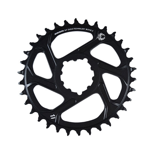 PLATEAU VTT MONO DIRECT MOUNT 3MM 34DTS NOIR EAGLE X SYNC OFFSET BOOST SRAM 12V