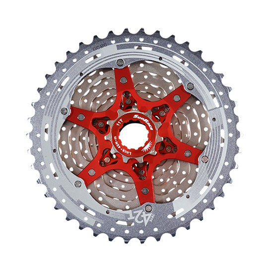CASSETTE 11V. VTT SUNRACE CSMX8 METALLIC - 11-42DTS (COMPATIBLE SHIMANO)