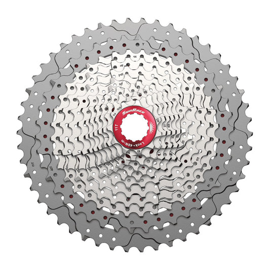 CASSETTE 12V. VTT SUNRACE CSMZ90 METALLIC - 11-50DTS (COMPATIBLE SHIMANO)