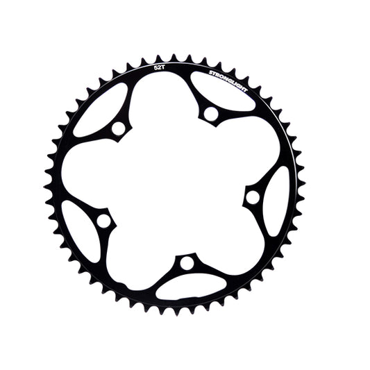 PLATEAU ROUTE DIAM 130 EXTER 52DTS NOIR ALU 5083 STRONG 8/9/10V. 5 BRANCHES