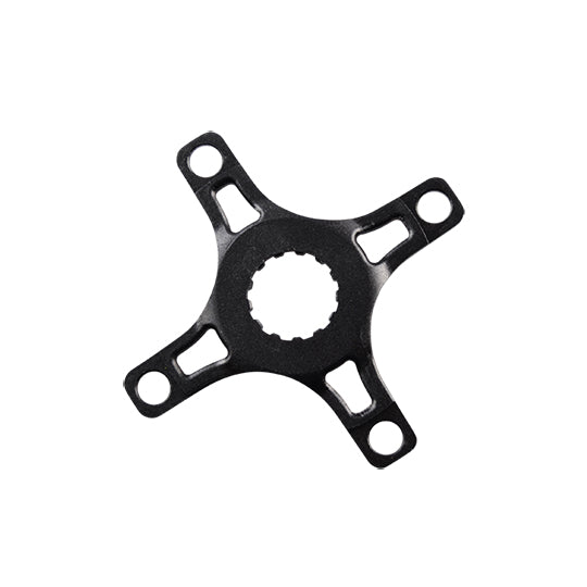 SPIDER POUR PLATEAU E BIKE/VAE MONO DIAM 104 NOIR 4 BRANCHES STRONG COMP. BOSCH 3EME GENER