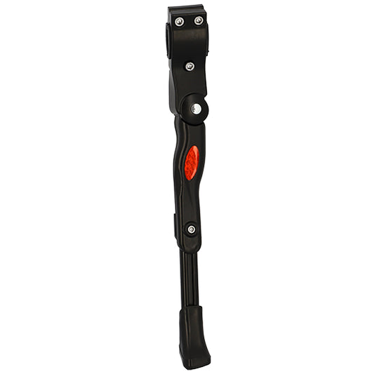 BEQUILLE VELO LATERALE REGLABLE 24/29'' OPTIMIZ ALU NOIR RENFORCEE (SUR BASE DE CADRE)