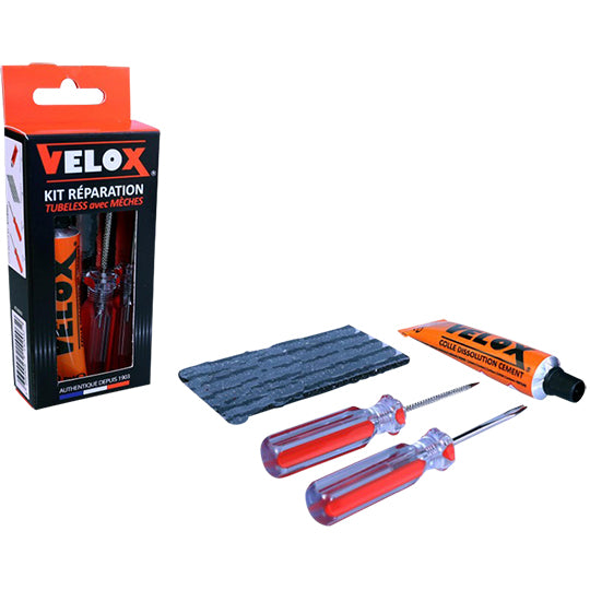 NECESSAIRE REPARATION VELOX VTT TUBELESS AVEC MECHES