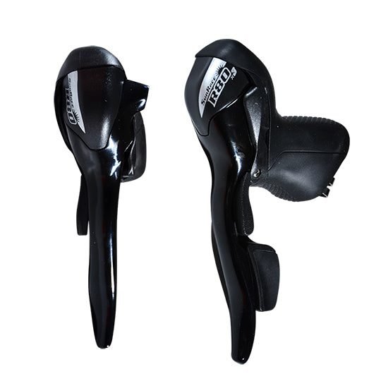 LEVIER/MANETTE ROUTE  8V. SUNRACE R81 COMPATIBLE SHIMANO TRIPLE NOIR (PR)