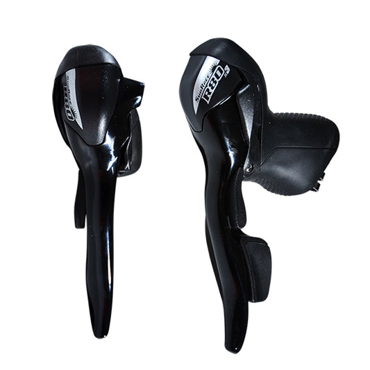 LEVIER/MANETTE ROUTE  8V. SUNRACE R81 COMPATIBLE SHIMANO TRIPLE NOIR (PR)